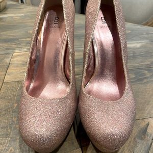 Bakers stiletto heels - sparkling pink - women’s size 9